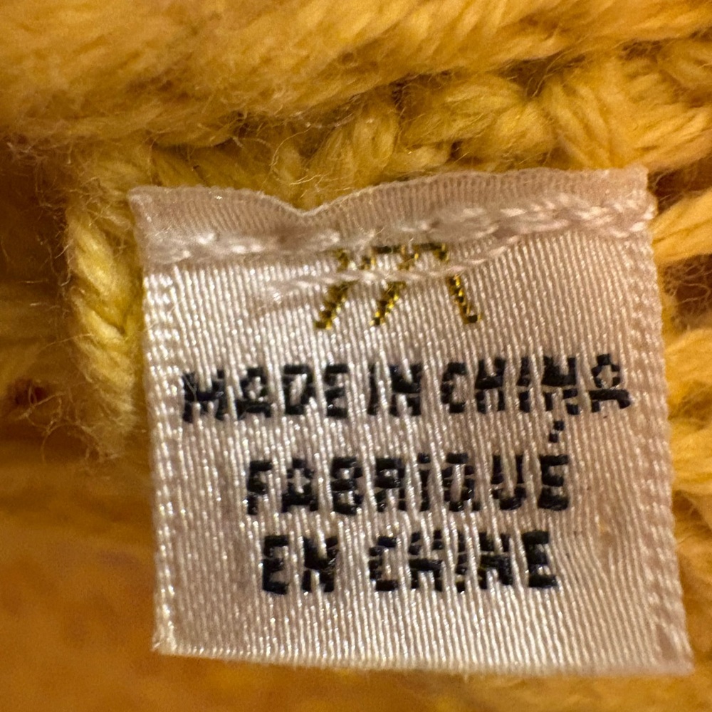Charlie & Robin Anthropologie Onshore Breeze Open Crochet Cardigan Yellow Medium - Picture 9 of 10
